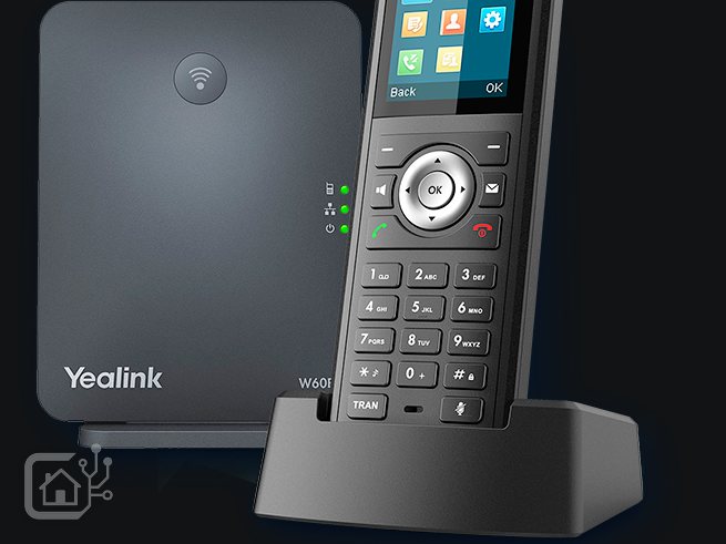 Combiné DECT sans fil et sa base